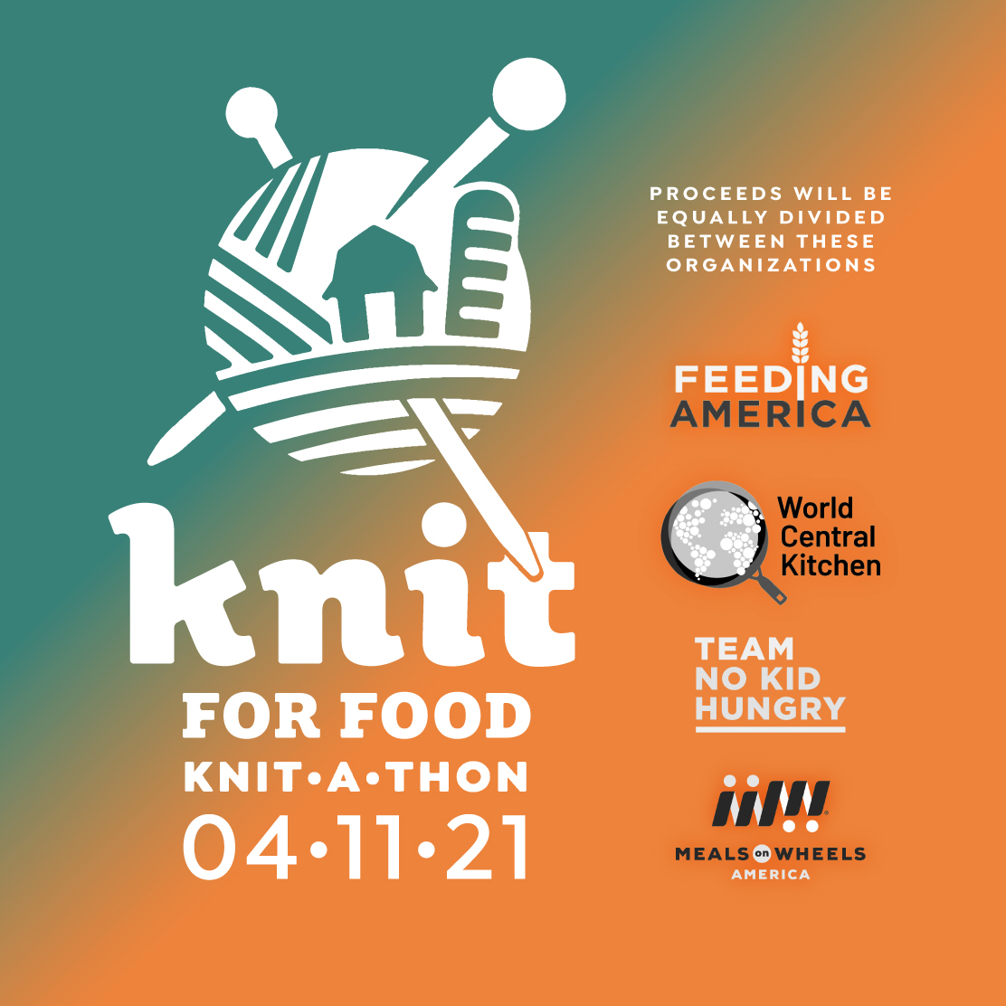 Nelkin Designs knitathon logos